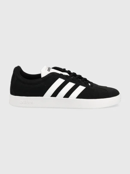 Velúr félcipo Adidas fekete
