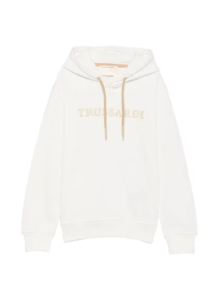 Bluza z kapturem dziecięca Trussardi biała