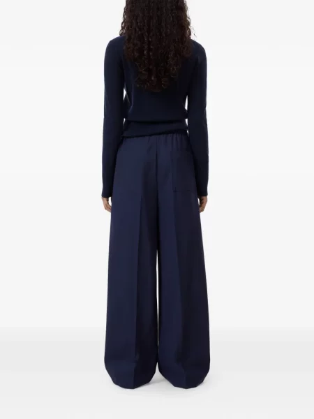 Șnur de strângere pantaloni Closed plisate albastru