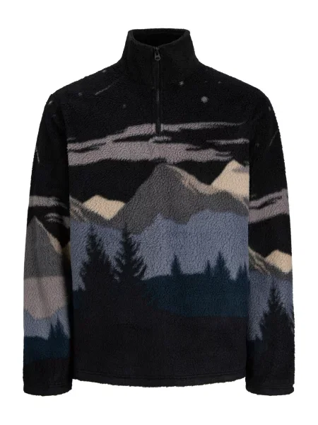 JACK & JONES Pulover JORSebastian bej / opal / gri închis negru