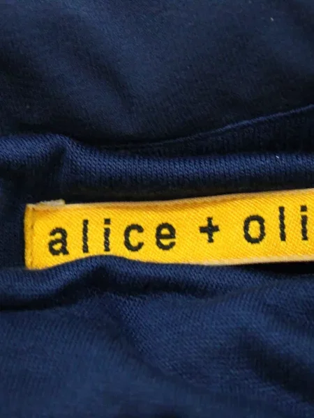 Костюм мини рокля Alice + Olivia синьо