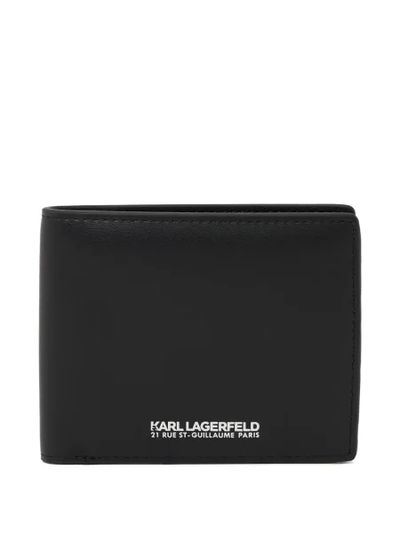Portofel Karl Lagerfeld cu imagine negru