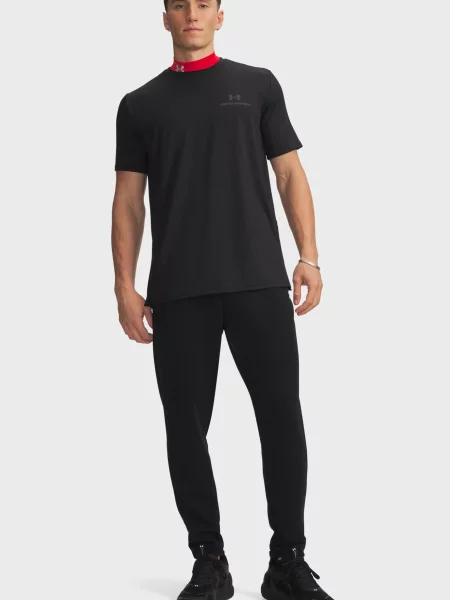 Флісові завужені спортивні штани Under Armour чорні