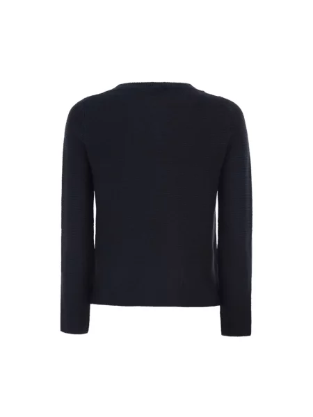 Dzianinowy sweter Weekend Max Mara niebieski