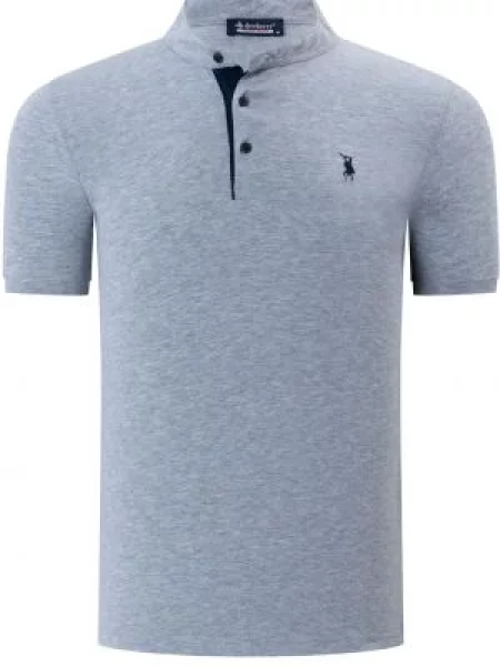 Polo majica Dewberry siva