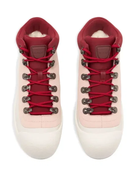 Кожени боти Bally розово