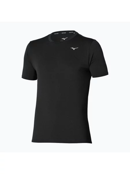 Tricou de alergare pentru bărbați Mizuno Core Run Short Sleeve Tee black negru