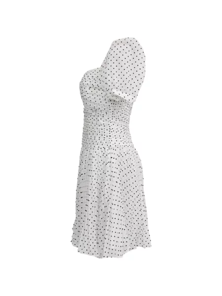 Rochie Self-portrait cu buline alb