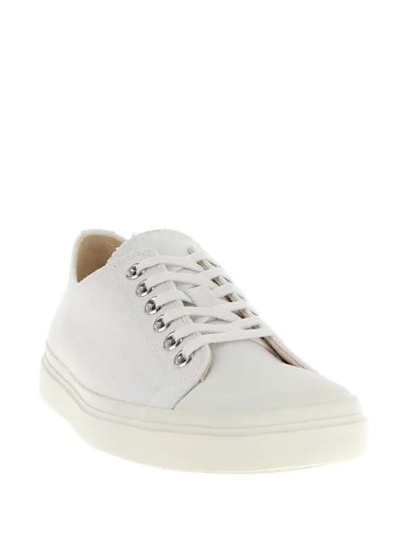 Sneakerși Moschino din canvas alb