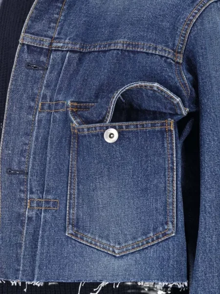 Geacă de blugi Sacai albastru