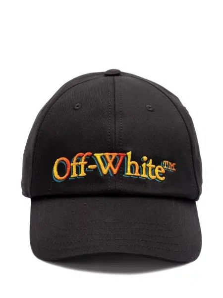 Șapcă Off-white cu broderie alb