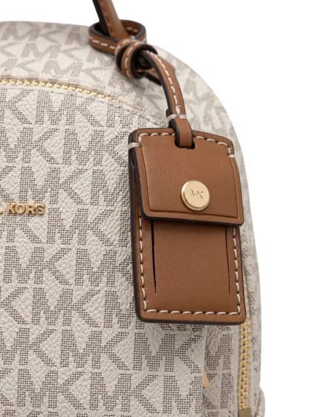 Top Michael Michael Kors din piele cu imagine maro