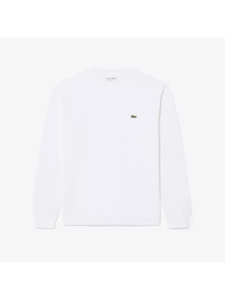 Lacoste Koszulka Z Długim Rękawem biała