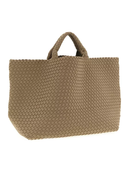 Naghedi Torebka St Barths Large Z Saszetką beige beżowa