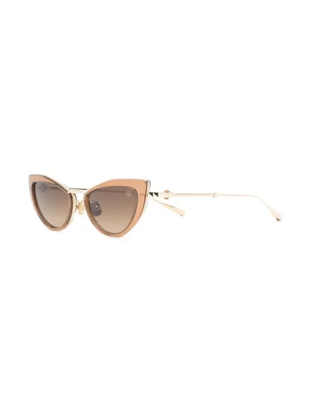 Saulės akiniai Valentino Eyewear auksinė