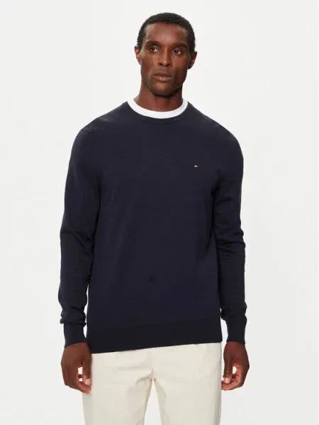 Tommy Hilfiger Džemper Tamnoplava