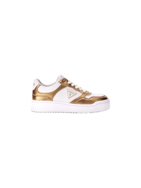 Tenisice Guess Bijela zlatna