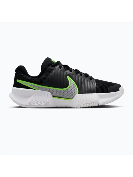Încălțăminte de tenis pentru femei Nike GP Challenge Pro black/anthracite/volt/white alb