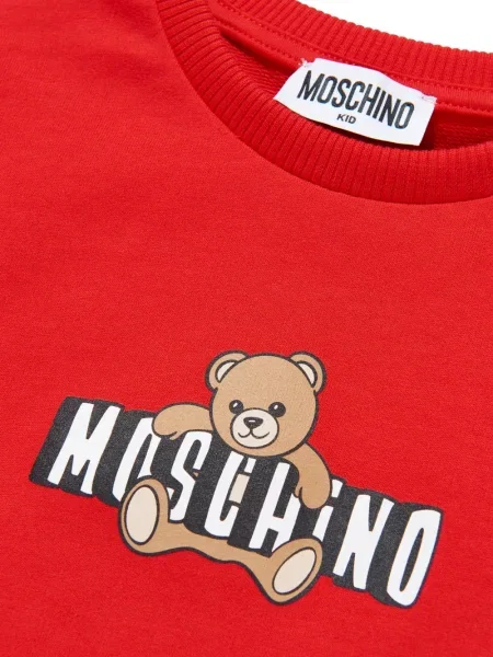 Sukienka dziecięca Moschino czerwona