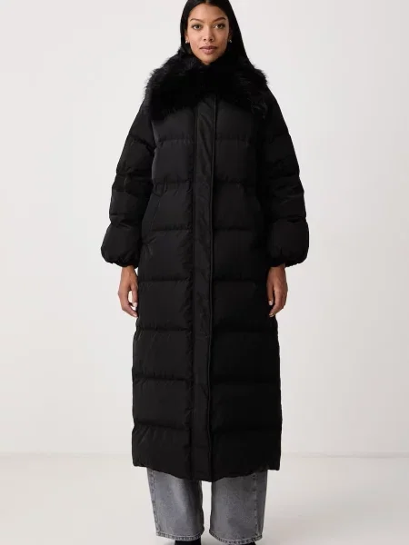 Twinset geacă cu puf pentru femei negru