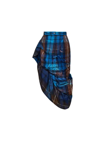 Spódnica midi Vivienne Westwood niebieska