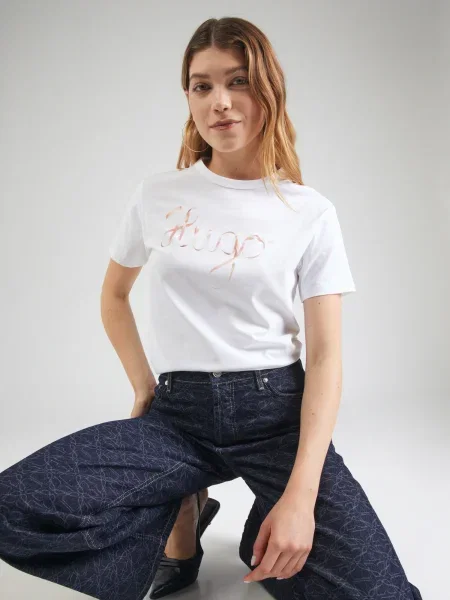 HUGO Tricou alb