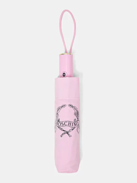 Зонт Moschino розовый