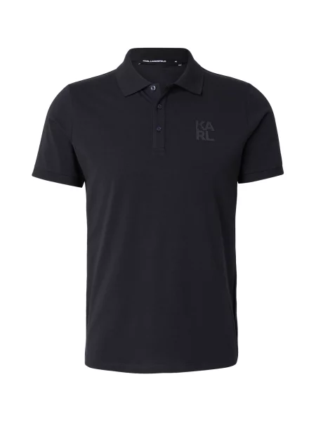 Karl Lagerfeld Tricou albastru noapte / închis gri