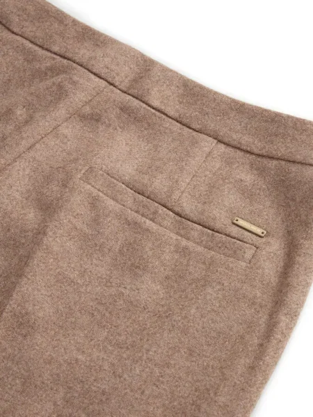 Pantaloni Woolrich de lână maro