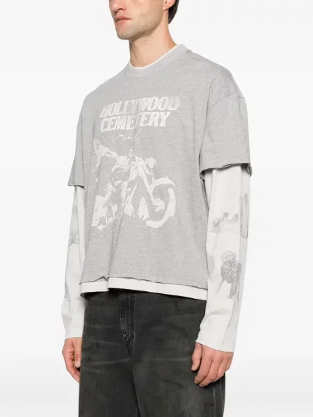 Tricou Ercole Studio cu imagine gri