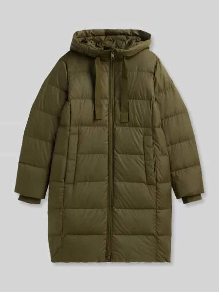 Płaszcz pikowany z kapturem Tommy Hilfiger