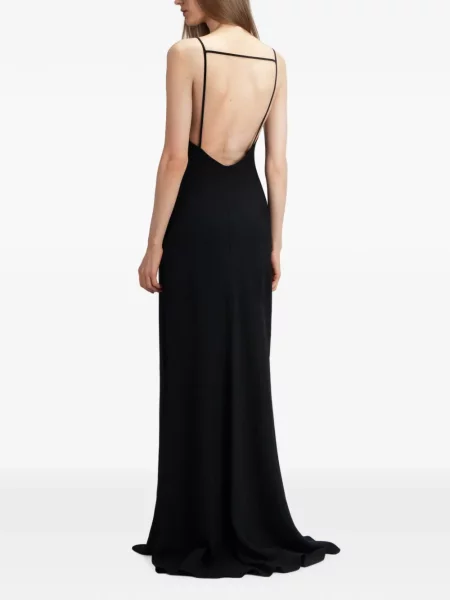 Rochie maxi The Arkow din crep negru