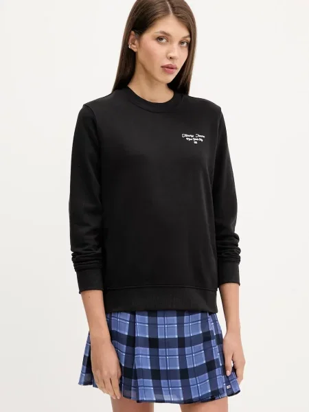 Tommy Jeans hanorac de cu imprimeu negru