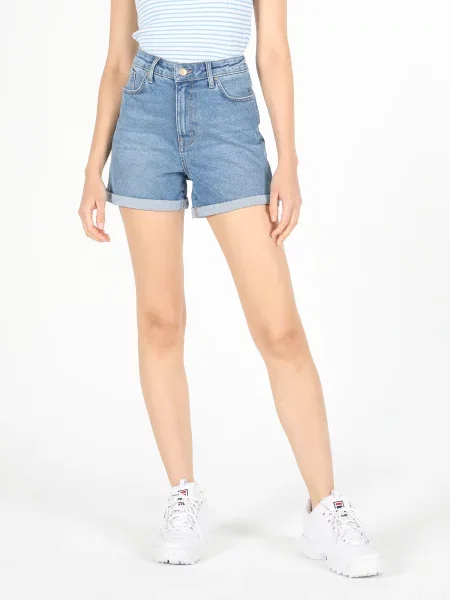 Шорти Colin’s комбінований верх блакитний