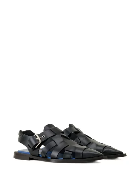 Sandale Lanvin cu cataramă negru