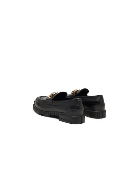 Loafers LOVE MOSCHINO čierna