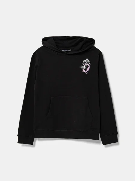 The North Face Dětská mikina GRAPHIC RELAXED HOODIE černá