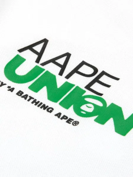 Koszulka polo Aape By A Bathing Ape biała
