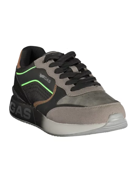 Sneakersy Gas skórzane czarne