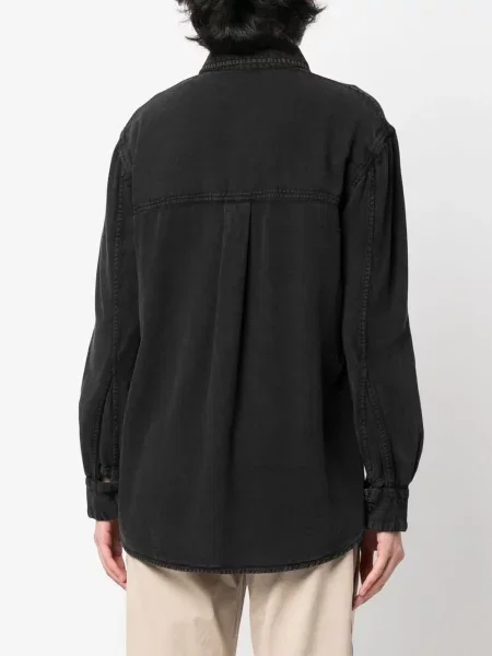 Cămașă Zadig&voltaire cu broderie negru