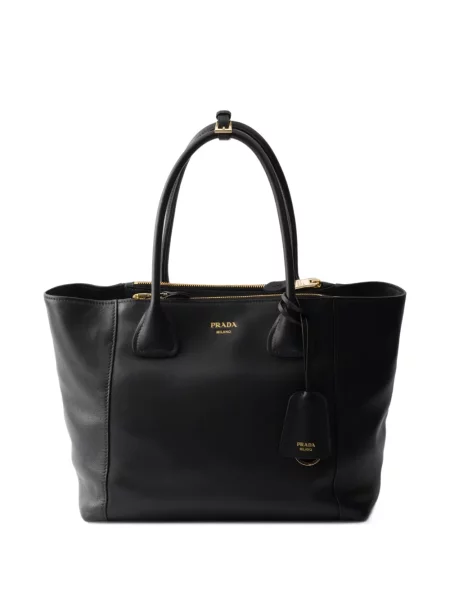 Geantă shopper Prada din piele negru