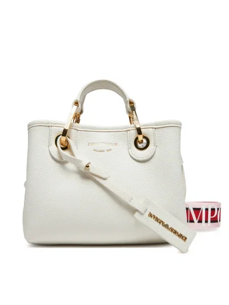 Emporio Armani Kabelka Biela béžová