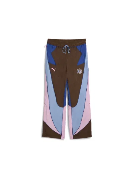 Spodnie dresowe PUMA HOOPS x KIDSUPER brązowe