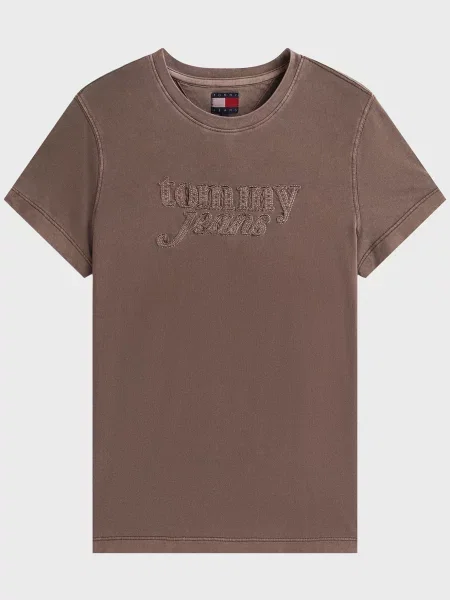 Футболка Tommy Jeans коричнева
