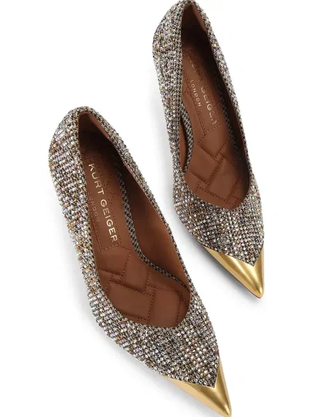 Tűsarkú félcipő Kurt Geiger zöld