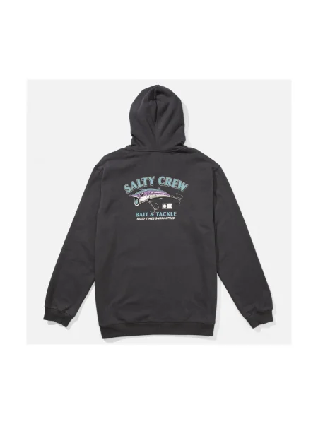 Fleecová fleecová mikina Salty Crew sivá