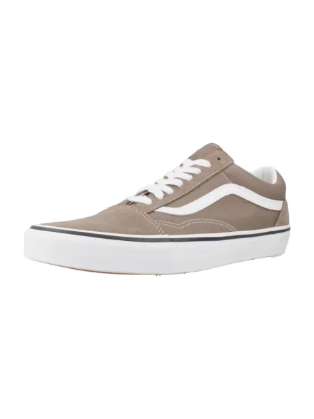 Sneakersy Vans Old Skool skórzane brązowe
