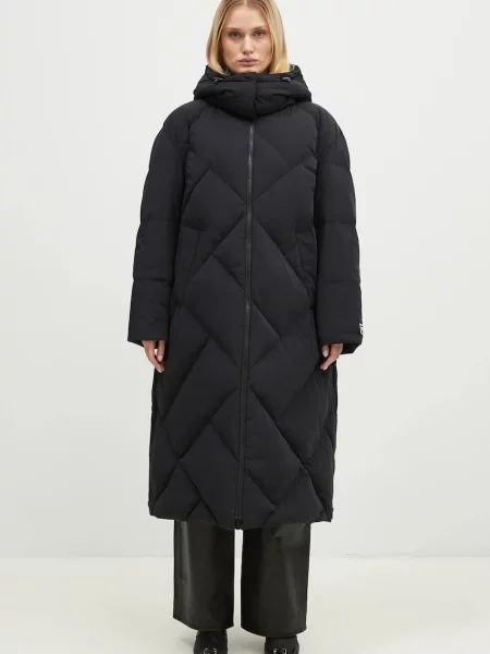 Μπουφάν με επένδυση από πούπουλα Kenzo Long Down Jacket μαύρο