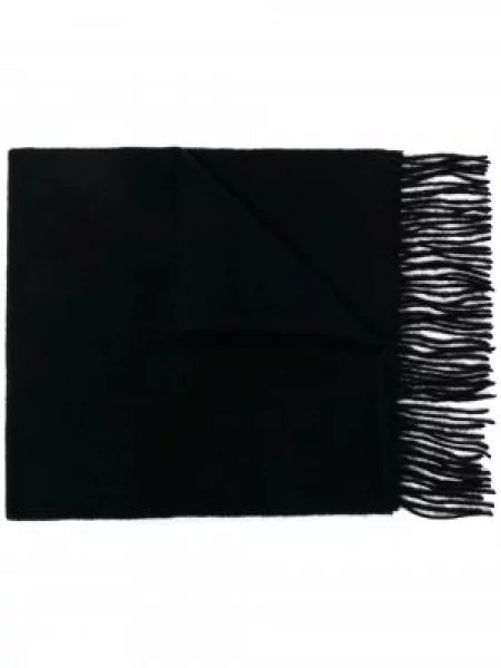Fular Carhartt Wip cu franjuri negru