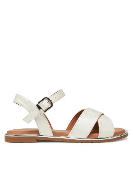 Otroški sandali Calvin Klein Jeans bela